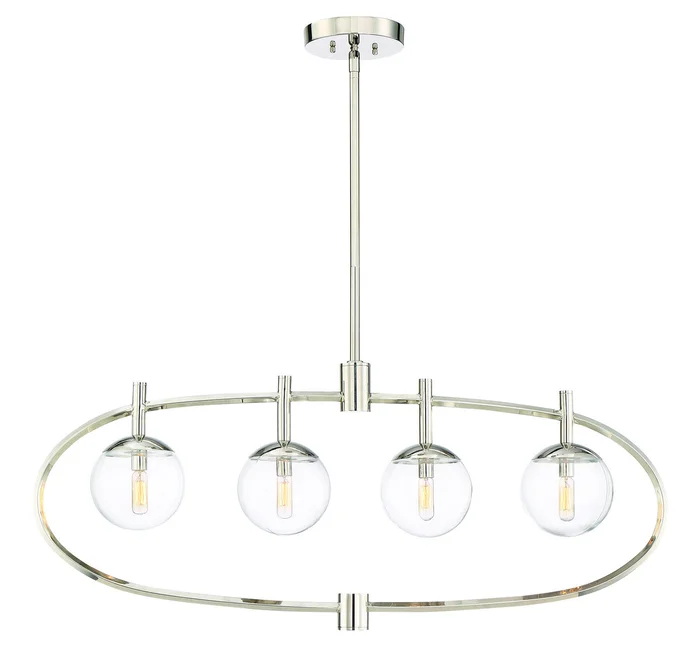 Piltz Four Light Island Pendant