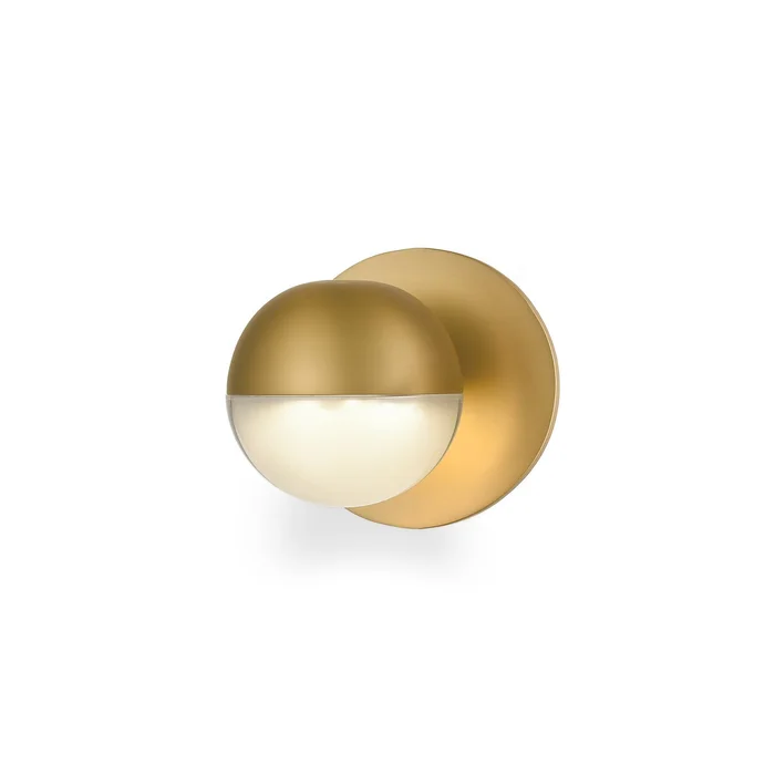 Pluto LED Wall Sconce in Brushed Gold (347|WS47305-BG)