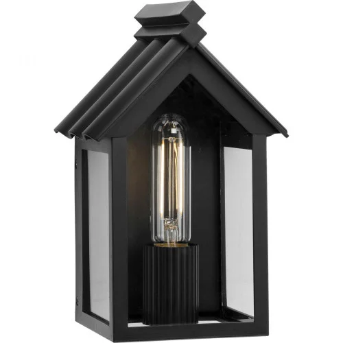 POINT DUMEÂ by Jeffrey Alan Marks for Progress Lighting Dunemere Matte Black Outdoor Wall Lantern w (149|P560302-31M)