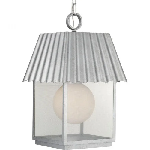 POINT DUMEÂ by Jeffrey Alan Marks for Progress Lighting Hook Pond Galvanized Finish Outdoor Hanging (149|P550117-141)