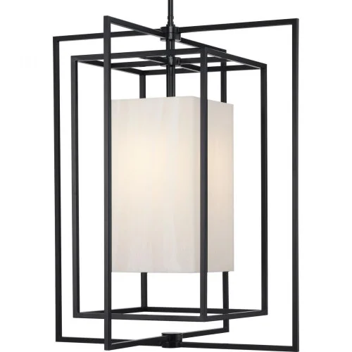 POINT DUMEÂ by Jeffrey Alan Marks for Progress Lighting Shadmore Matte Black Outdoor Hanging Pendan (149|P550118-31M)