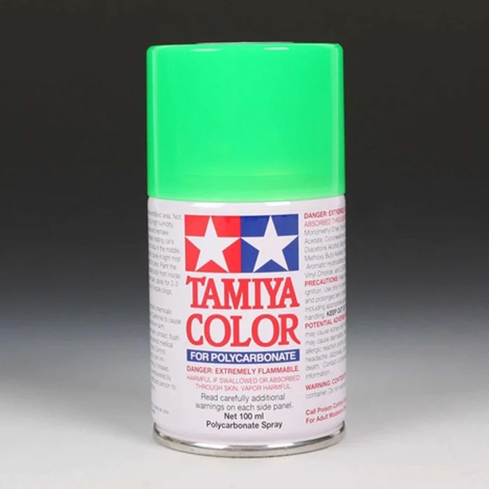 Polycarbonate PS-28 Fluorescent Green, Spray 100ml