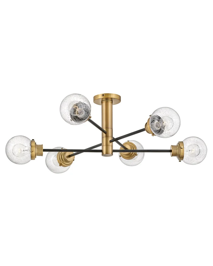 Poppy LED Semi Flush Mount