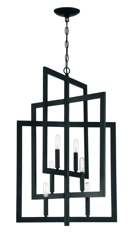 Portrait Six Light Foyer Pendant