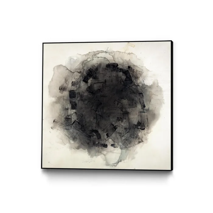 Positives And Negatives I Canvas Framed Black 20×20 Wall Art|uvre dart murale sur toile encadre noire Positives And Negatives I 20×20