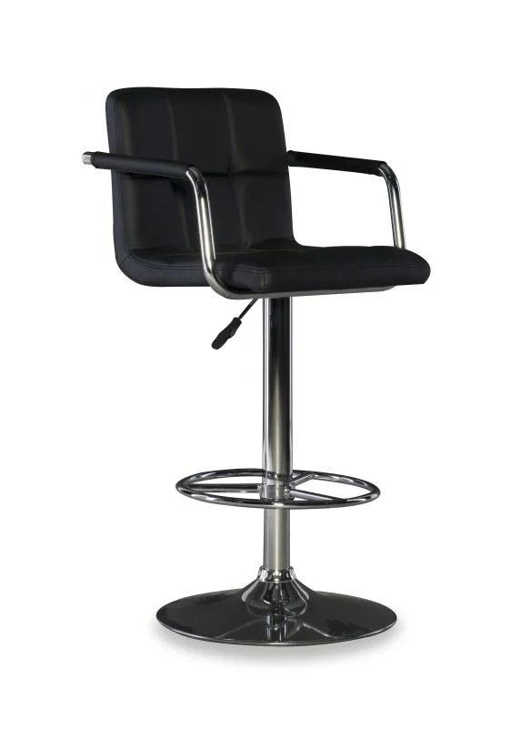 Powell Boyd Black PU Abs Barstool 171-915
