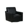 Powell Corin Swivel Accent Chair Black D1545LS23BLK