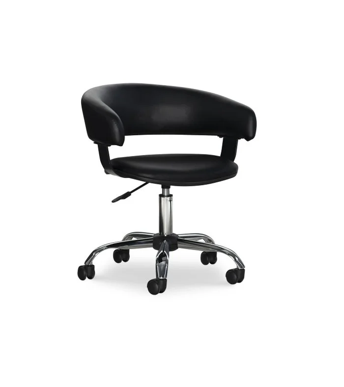 Powell Devan Black PU Barrel Abs Office Chair 14B2010B