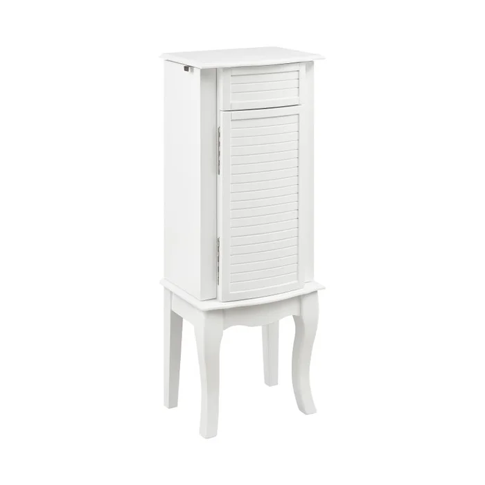 Powell Elna Jewelry Armoire White D1510J23