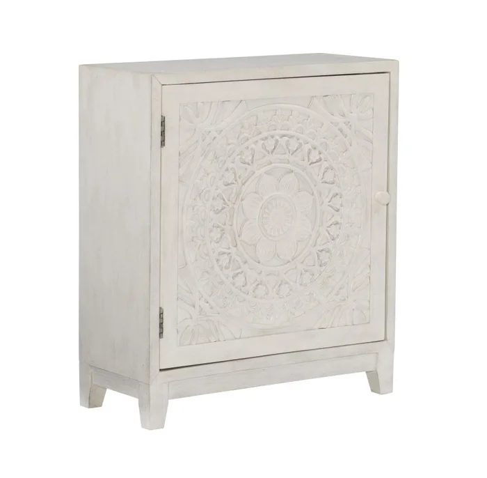 Powell Grace Smokey White Cabinet 16A8246SC