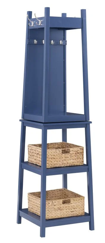 Powell Jalen Rotating Coat Rack Navy D1278A19N