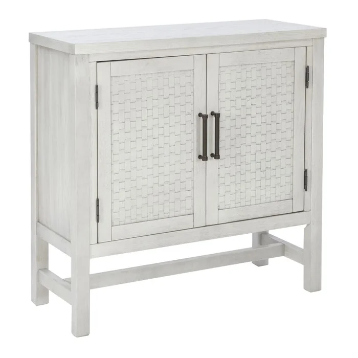 Powell Malcolm Wood 2 Door Accent Cabinet Pebble Grey D1525LA23GRY