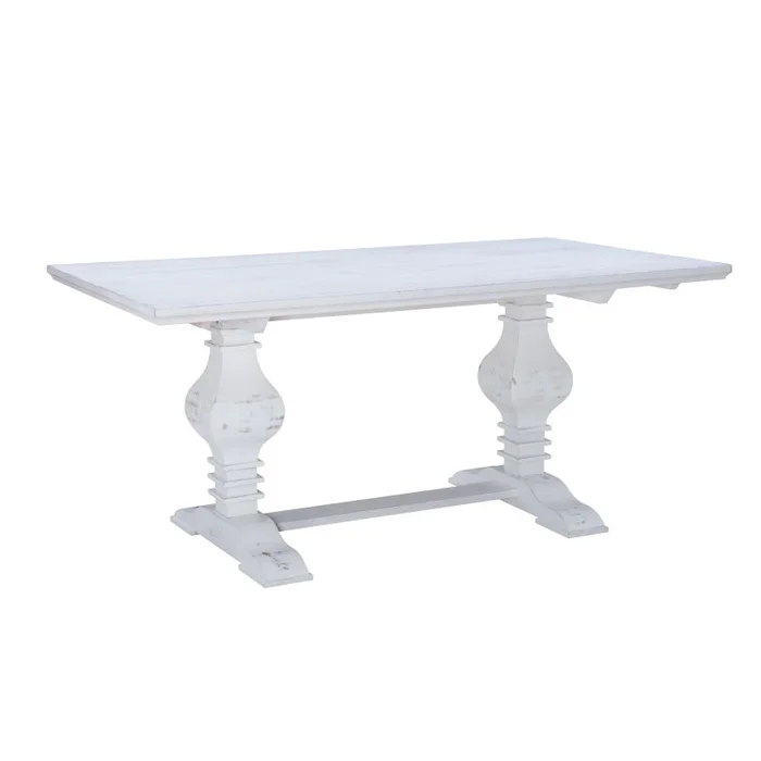 Powell Mcleavy Dining Table White D1227D19W