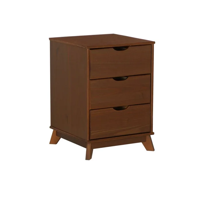 Powell Polly 3 Drawer Nightstand Walnut D1507R23NS3WAL