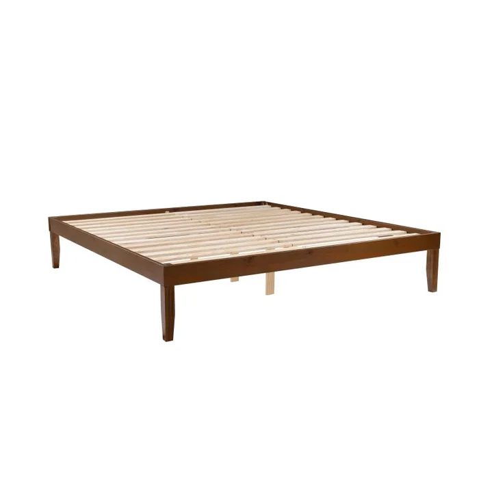 Powell Polly King Platform Bed Walnut D1507R23KWAL