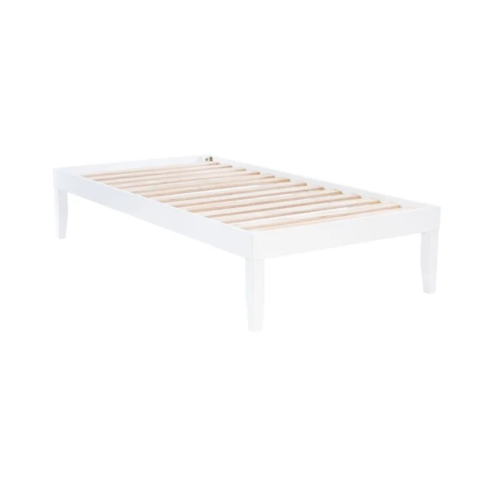 Powell Polly Twin Platform Bed White D1507R23TWHT