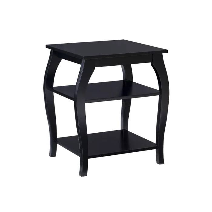 Powell Prismatic Side Table Black D1363A20B