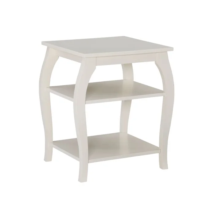 Powell Prismatic Side Table Off White D1363A20OW