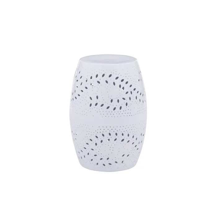 Powell Safiya Side Table Bright White D1458A21WHT