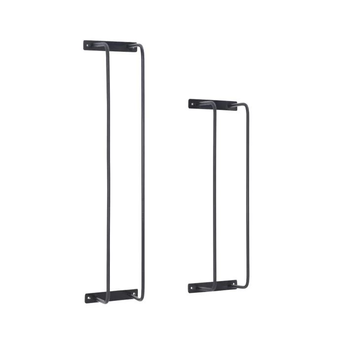 Powell Triston Metal Towel Rack 2Pk Black D1425A21B