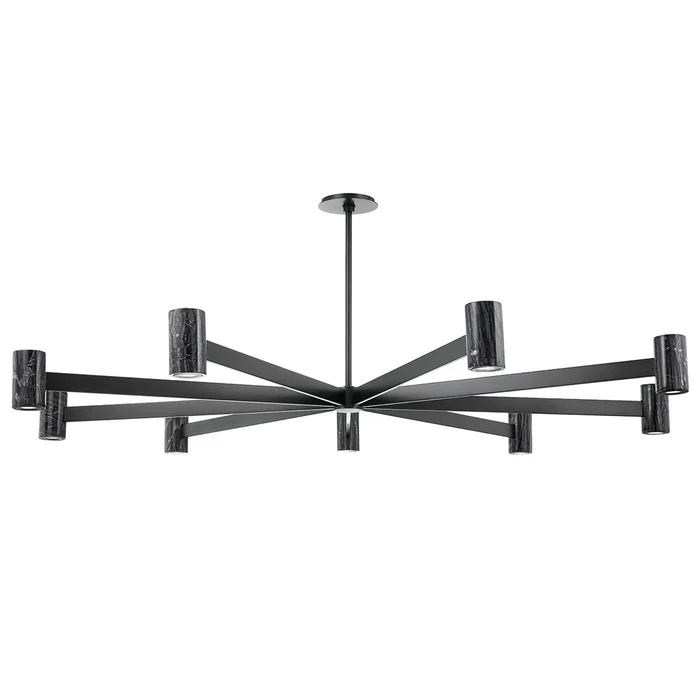 Predock LED Chandelier in Black Brass (70|9164-BBR)