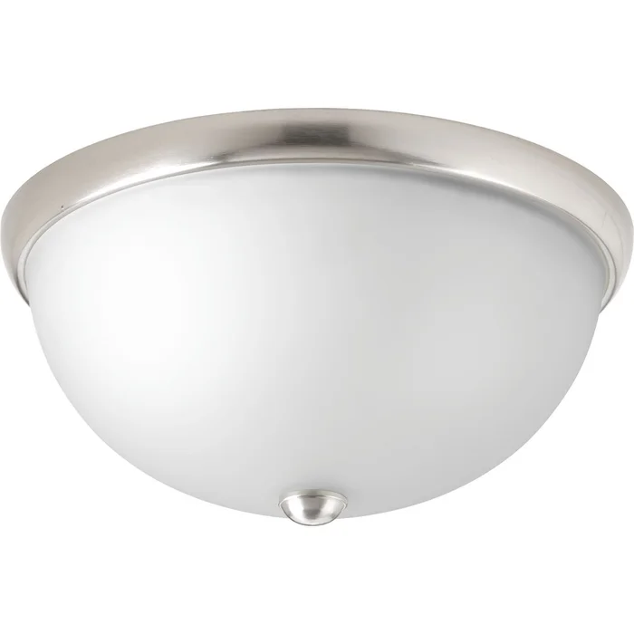 Progress 2-LT 14″ Glass Dome Flush Mount – Brushed Nickel – P350044-009