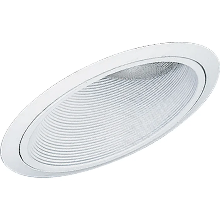 Progress 6″ Sloped Ceiling Baffle Trim for 6″ Housing (P645) – White – P8004-28