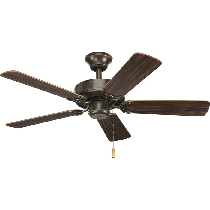 Progress AirPro Builder 42″ 5-Blade Ceiling Fan – Antique Bronze – P2500-20