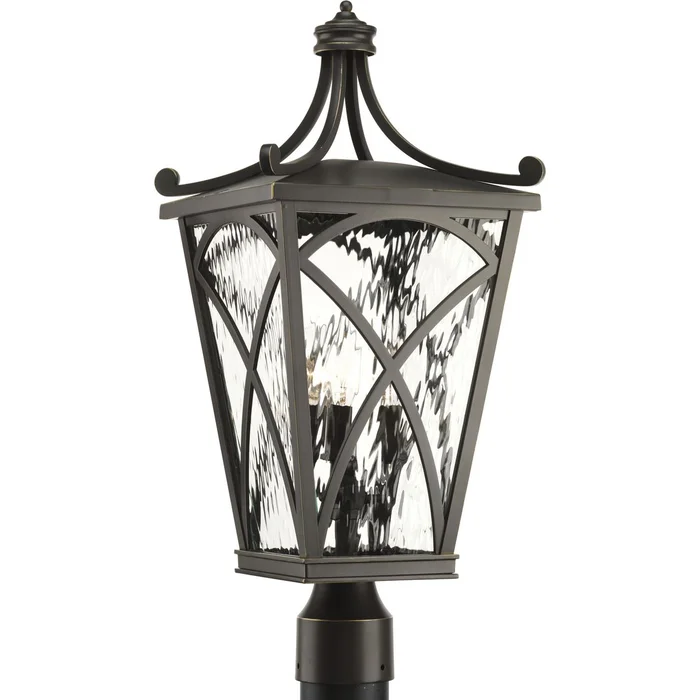 Progress Cadence 3-LT Outdoor Post Lantern – Oil Rubbed Bronze – P6442-108