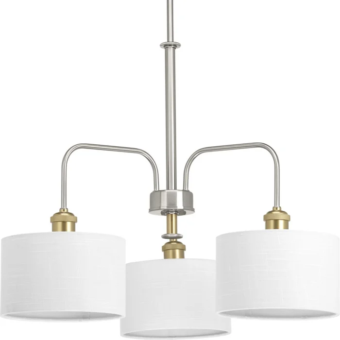 Progress Cordin Collection 3-LT Chandelier – Brushed Nickel – P400089-009
