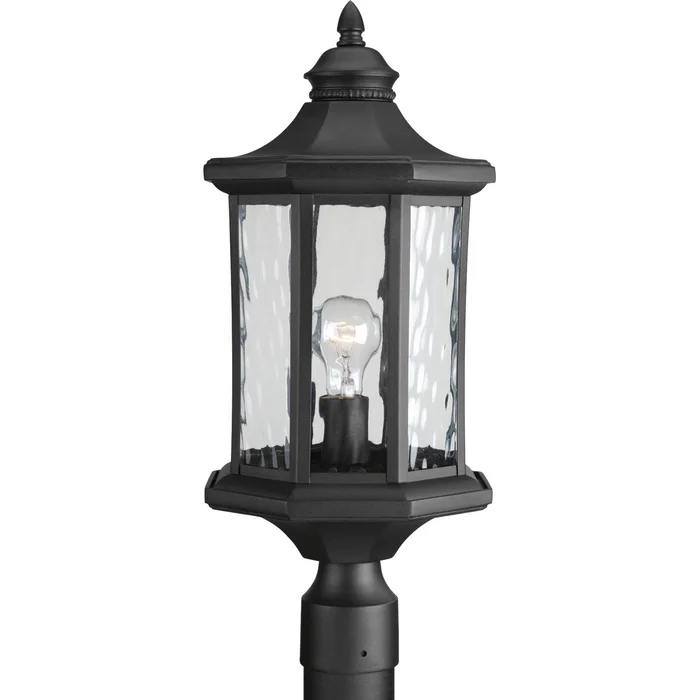 Progress Edition 1-LT Outdoor Post Lantern – Black – P6429-31