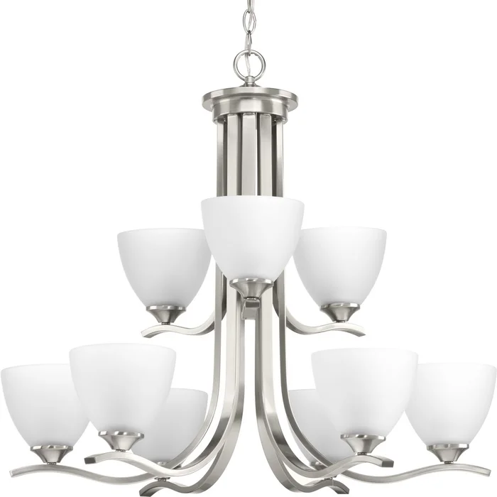 Progress Laird Collection 9-LT Chandelier – Brushed Nickel – P400064-009