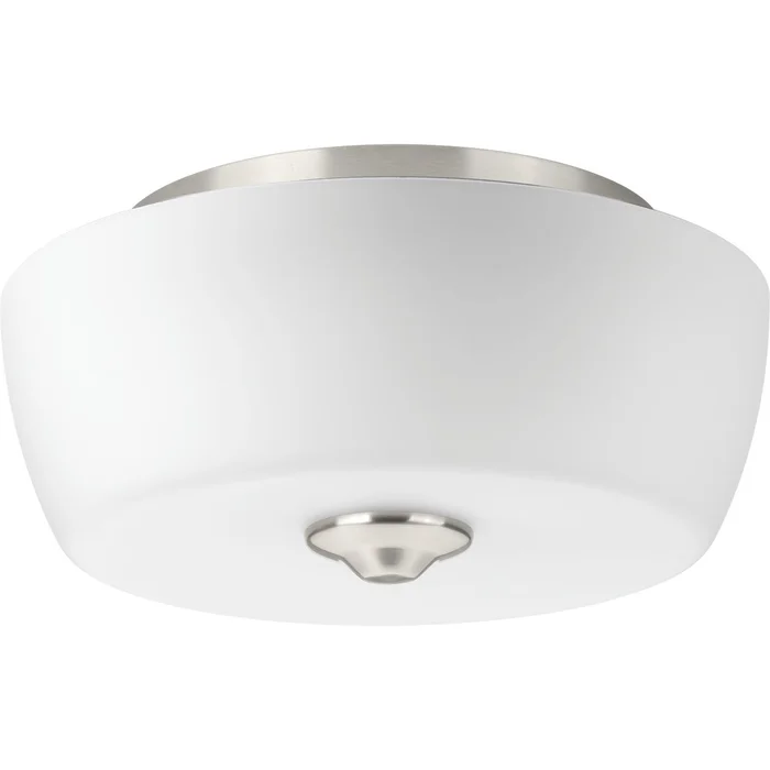 Progress Leap Collection 2-LT 14″ Flush Mount – Brushed Nickel – P350061-009