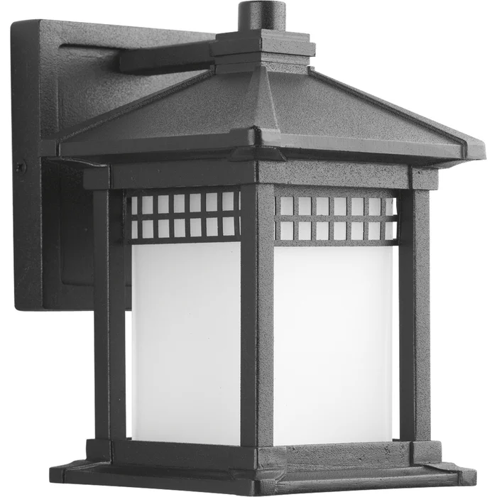 Progress Merit 1-LT Outdoor Wall Lantern – Black – P6000-31
