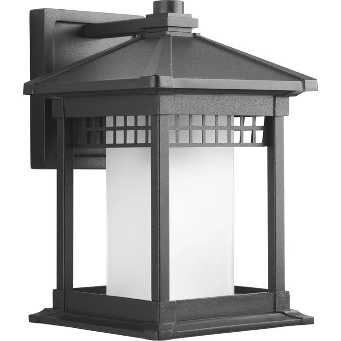 Progress Merit 1-LT Outdoor Wall Lantern – Black – P6001-31