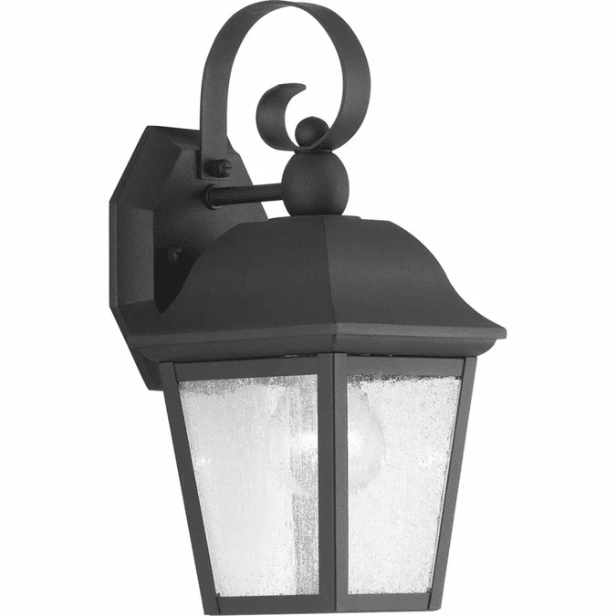 Progress P560010-031 Kiawah Traditional Black Outdoor Wall Lighting