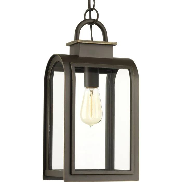 Progress Refuge 1-LT Outdoor Hanging Lantern – Oil Rubbed Bronze – P6531-108