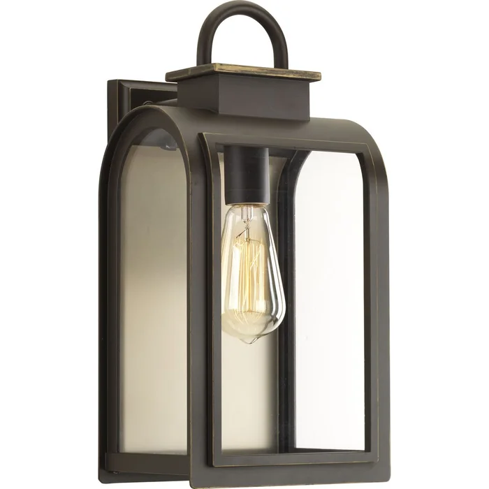 Progress Refuge 1-LT Outdoor Medium Wall Lantern – Oil Rubbed Bronze – P6031-108