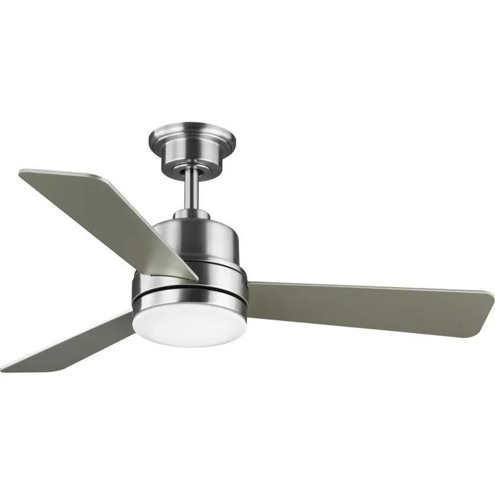 Progress Trevina II 44″ 3 Blade Ceiling Fan W/LED – Brushed Nickel – P2555-0930K