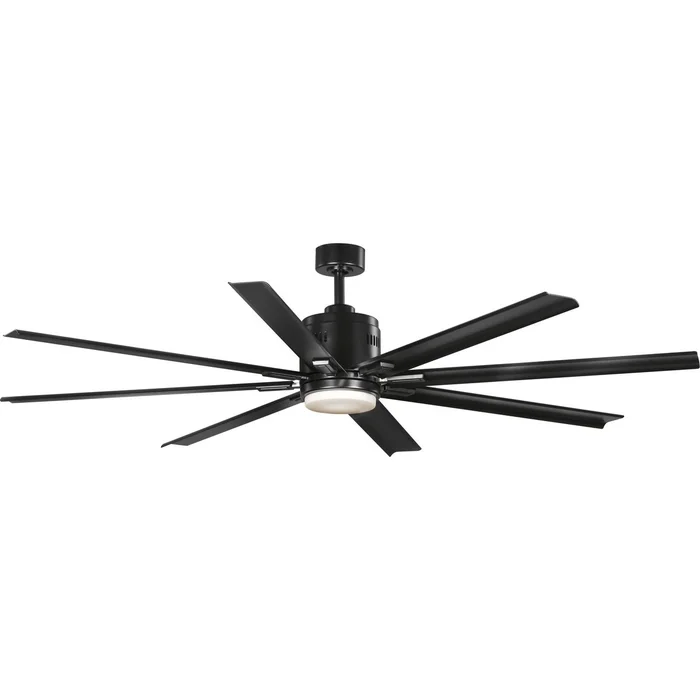 Progress Vast Collection 72″ 18W LED Eight-Blade Fan – Black – P2550-3130K