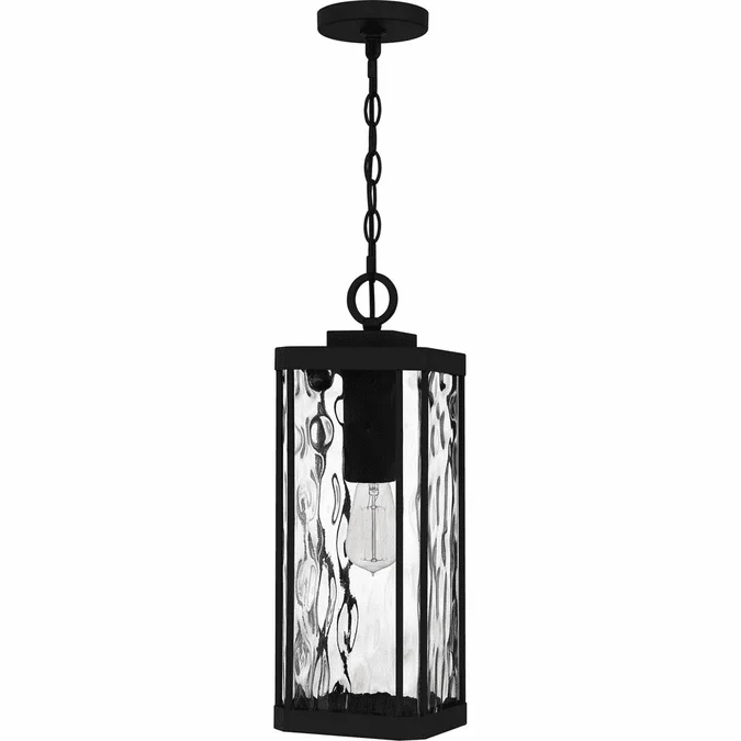 Quoizel BCR1907MBK Balchier Contemporary Matte Black Outdoor Lighting Pendant