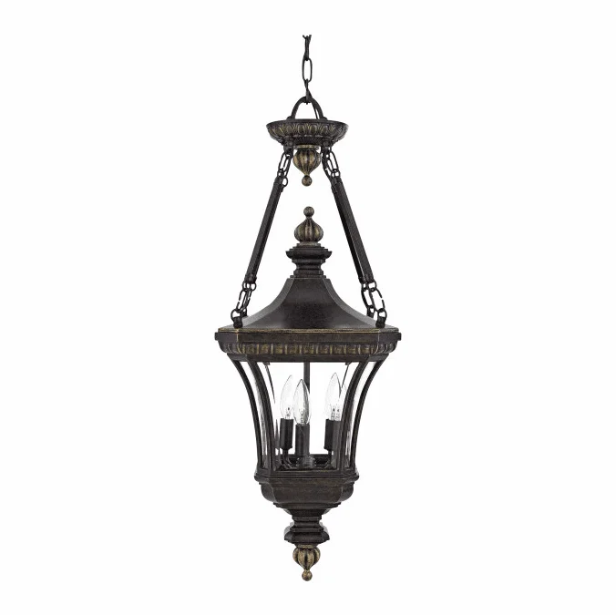 Quoizel DE1490IB Devon hanging outdoor light fixture in imperial bronze