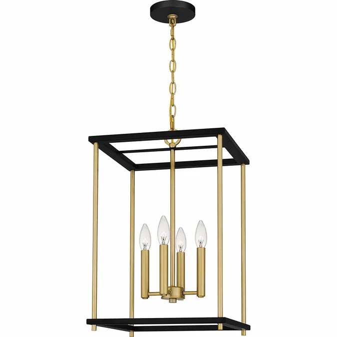 Quoizel KNW2814MBK Kynwyd Matte Black Foyer Lighting Fixture
