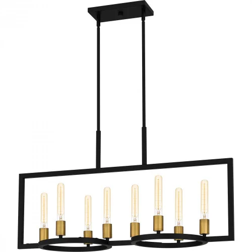 Quoizel Linear Chandelier (26|QLC5631MBK)