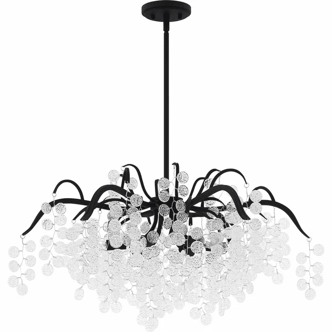 Quoizel MAP5028EK Maple Modern Earth Black Chandelier Lamp