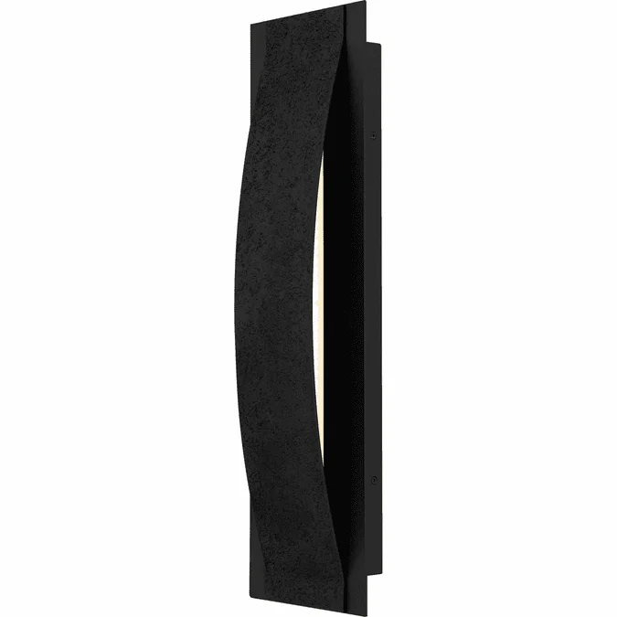 Quoizel ONX8407EK Onyx Contemporary Earth Black LED 24″ Outdoor Wall Light Fixture