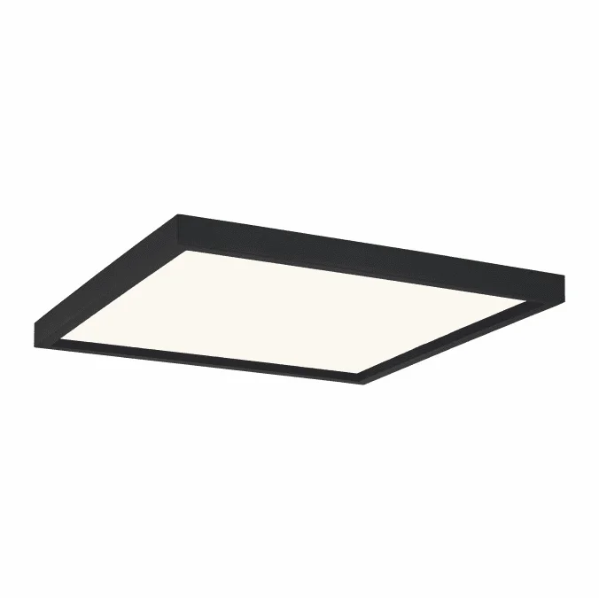 Quoizel OST1615EK Outskirts Contemporary Earth Black LED 15″ Flush Mount Lighting