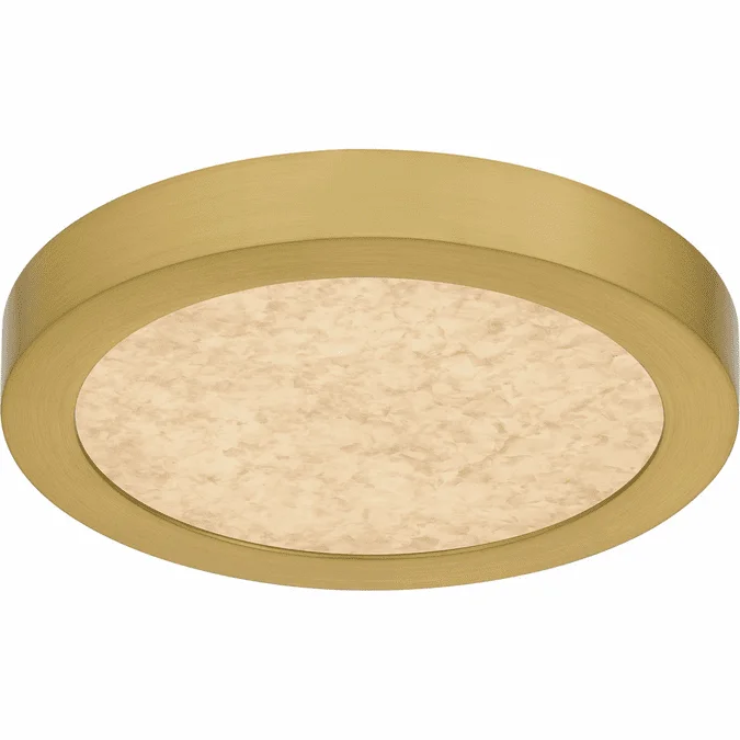 Quoizel OSTA1708BRG Outskirts Modern Brushed Gold LED 7.5″ Flush Mount Ceiling Light Fixture