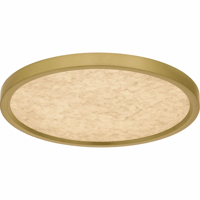 Quoizel OSTA1715BRG Outskirts Contemporary Brushed Gold LED 15″ Overhead Lighting Fixture