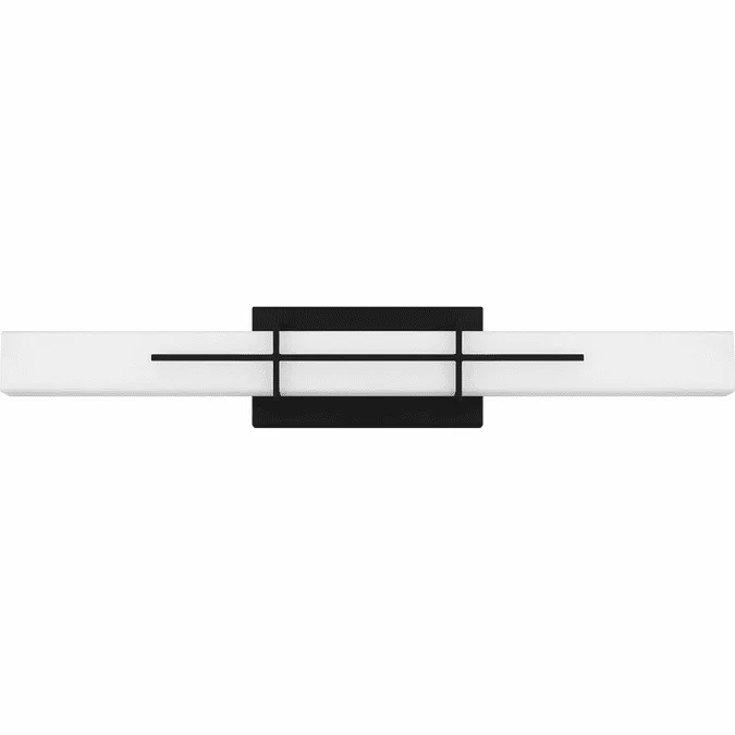 Quoizel PCGI8528MBK Giselle Contemporary Matte Black LED 28″ Bath Light Fixture